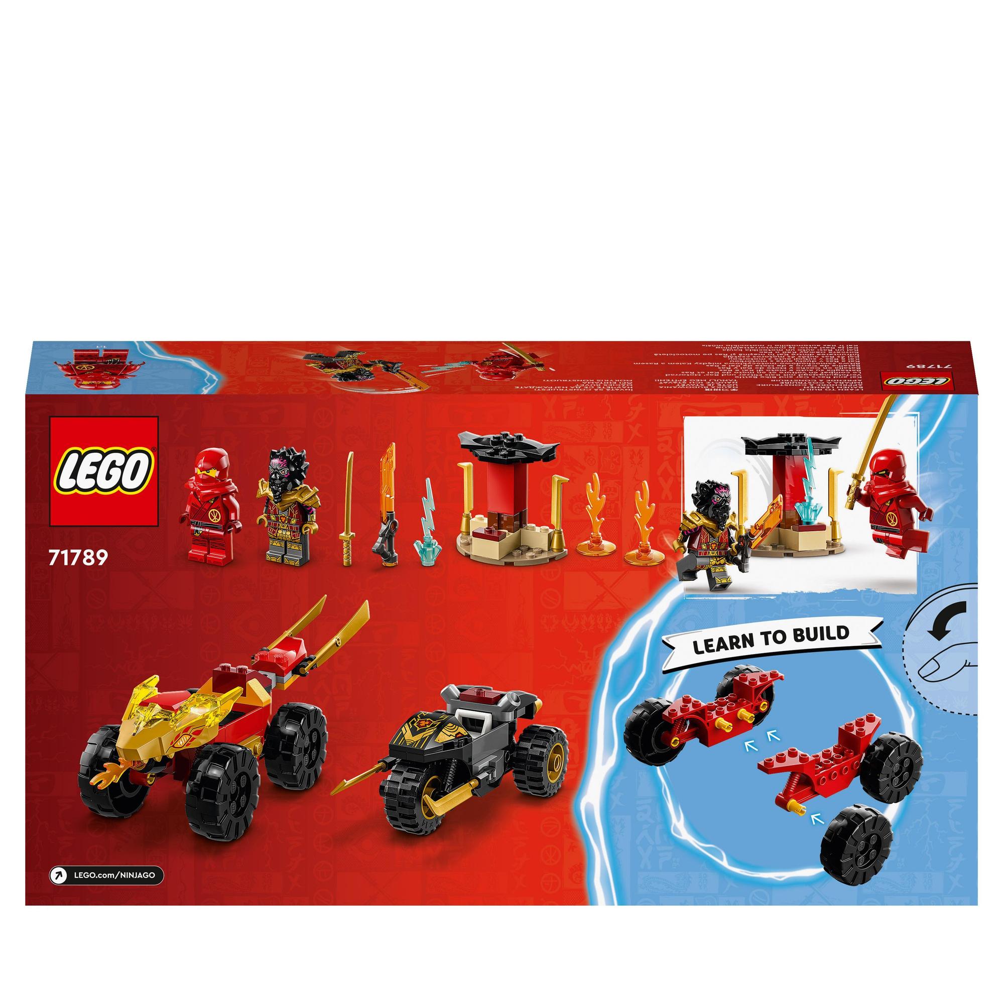 LEGO® | 71789 | Verfolgungsjagd mit Kais Flitzer und Ras' Mot