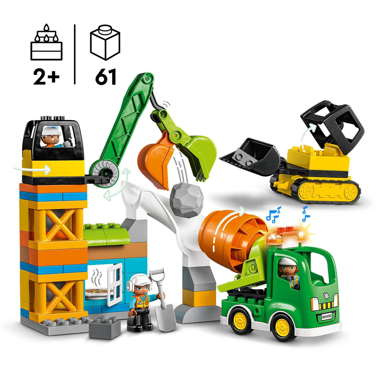 LEGO® | 10990 | Baustelle mit Baufahrzeugen