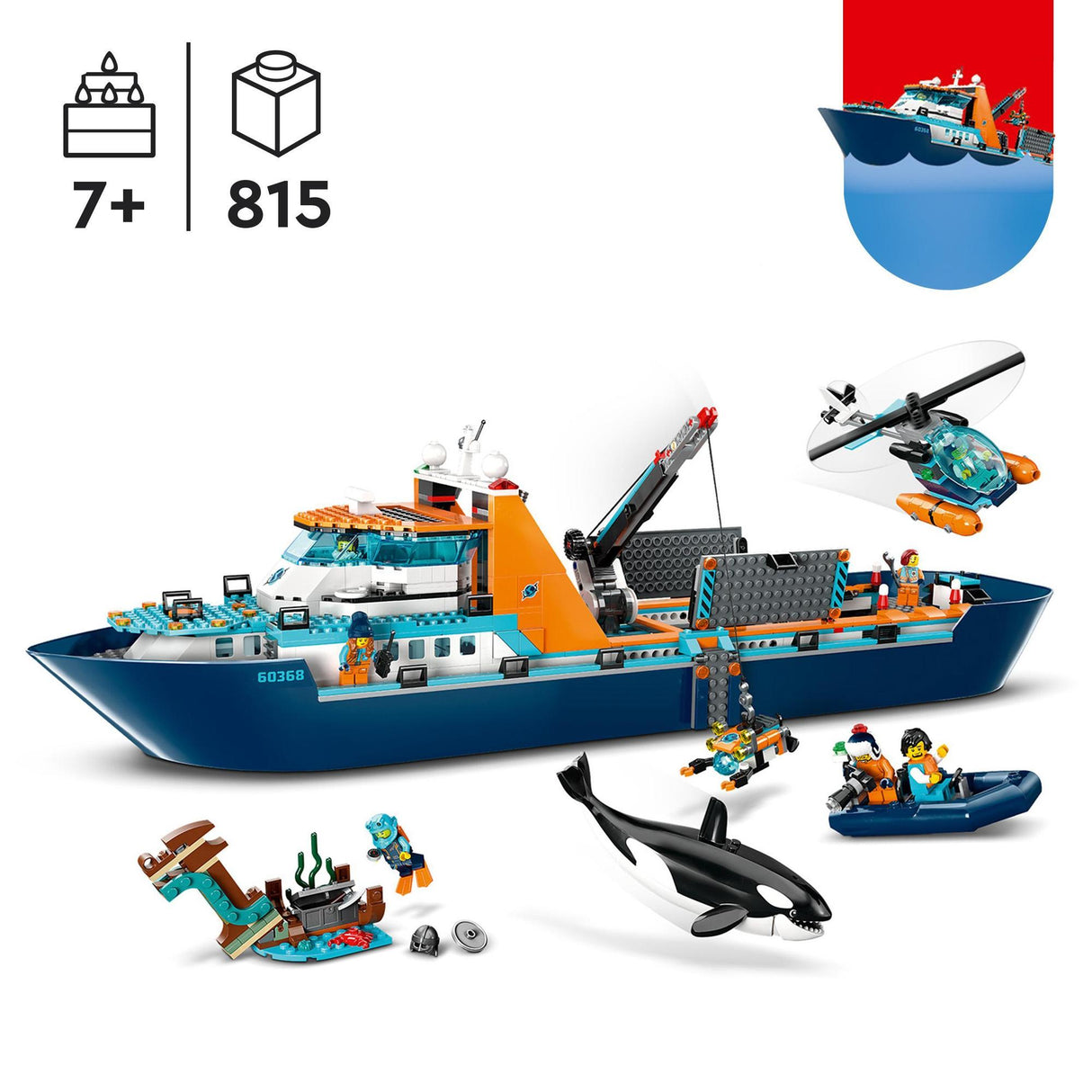 LEGO® | 60368 | Arktis-Forschungsschiff