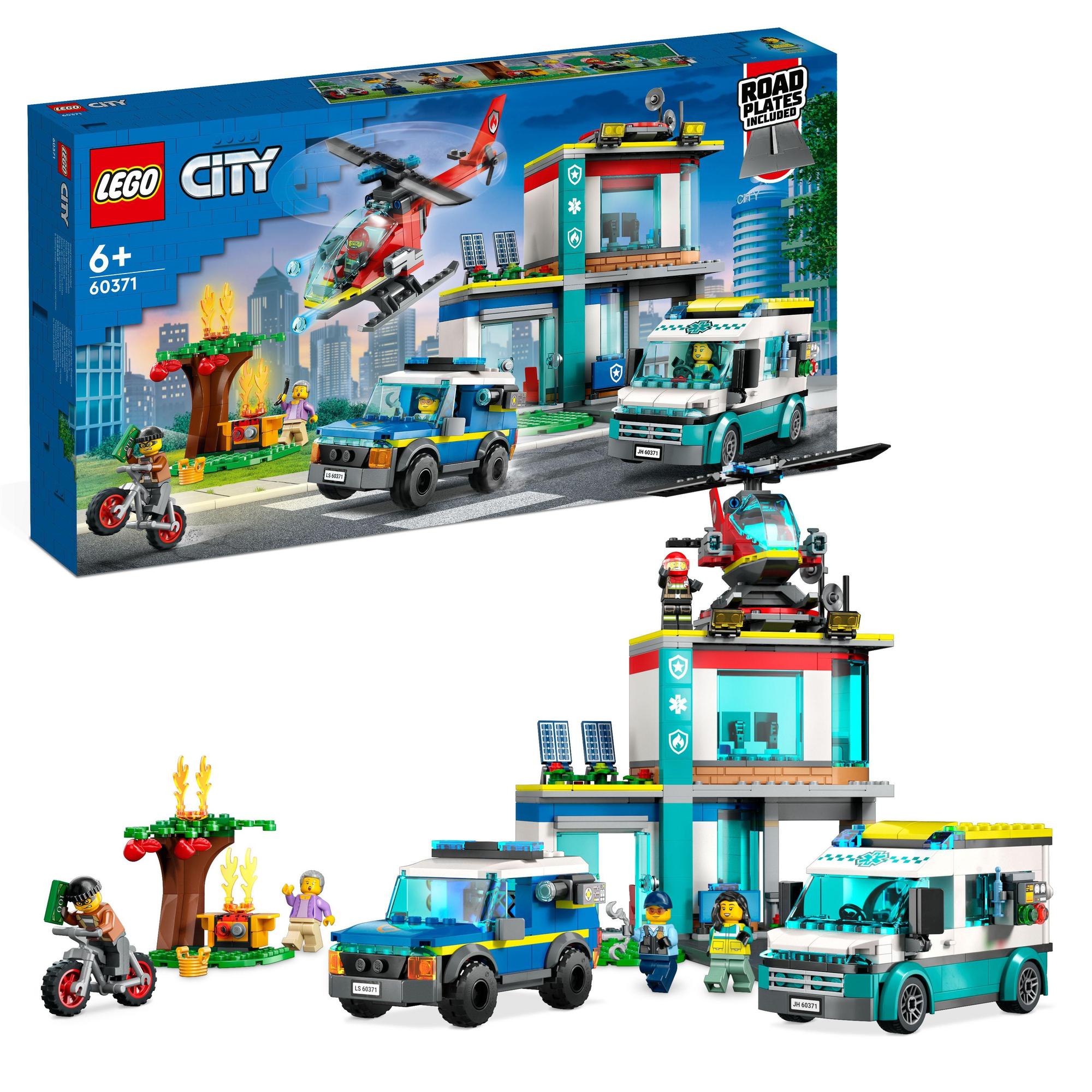 LEGO® | 60371 | Hauptquartier der Rettungsfahrzeuge