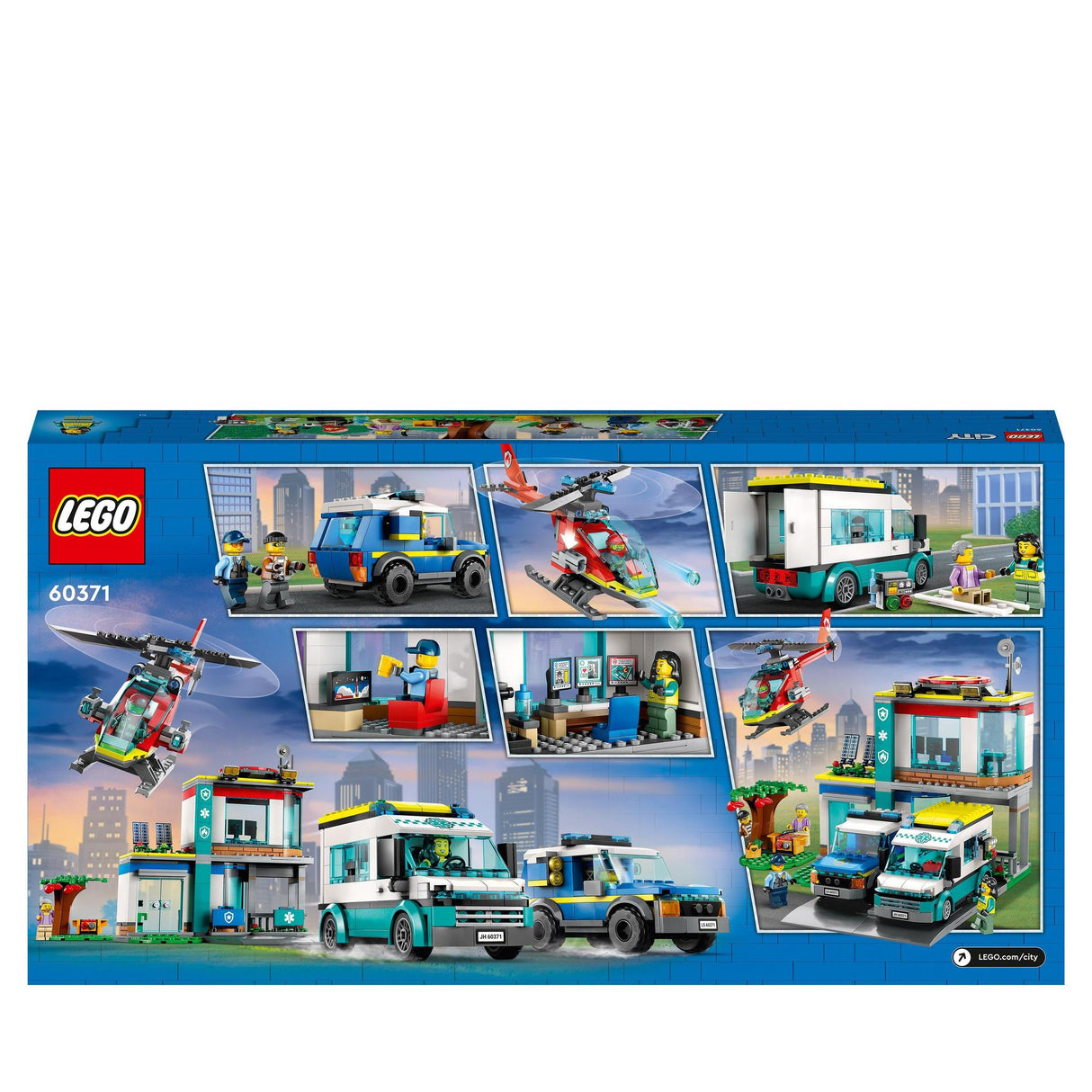 LEGO® | 60371 | Hauptquartier der Rettungsfahrzeuge
