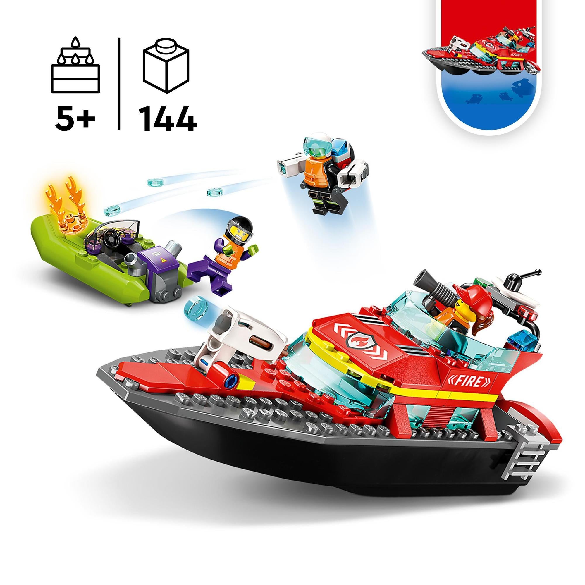 LEGO® | 60373 | Feuerwehrboot