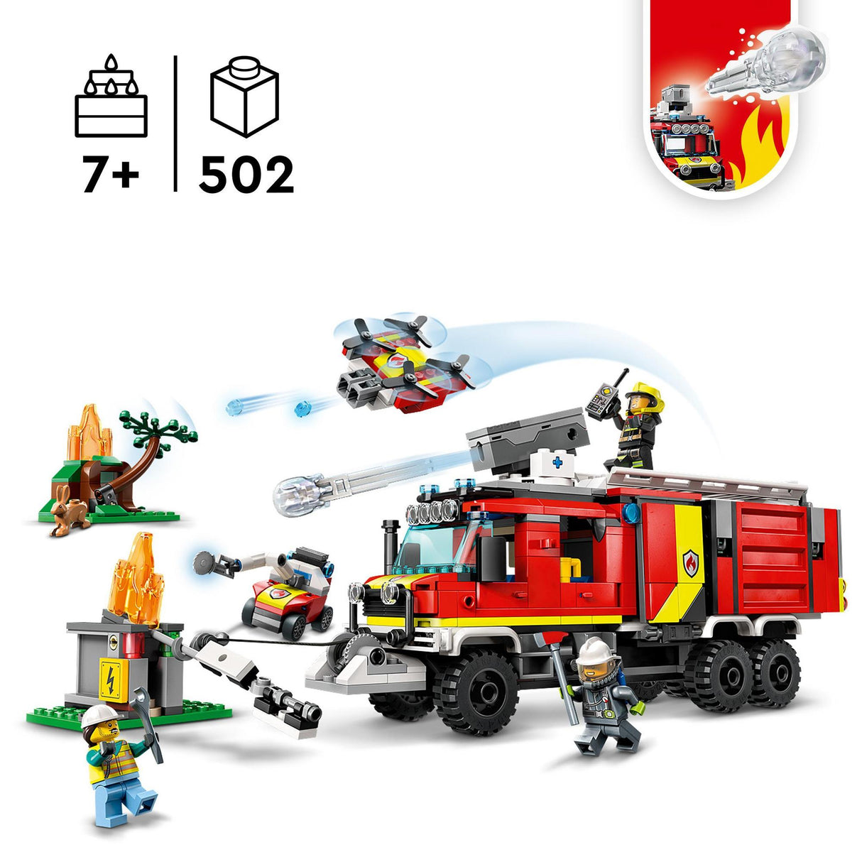 LEGO® | 60374 | Einsatzleitwagen der Feuerwehr