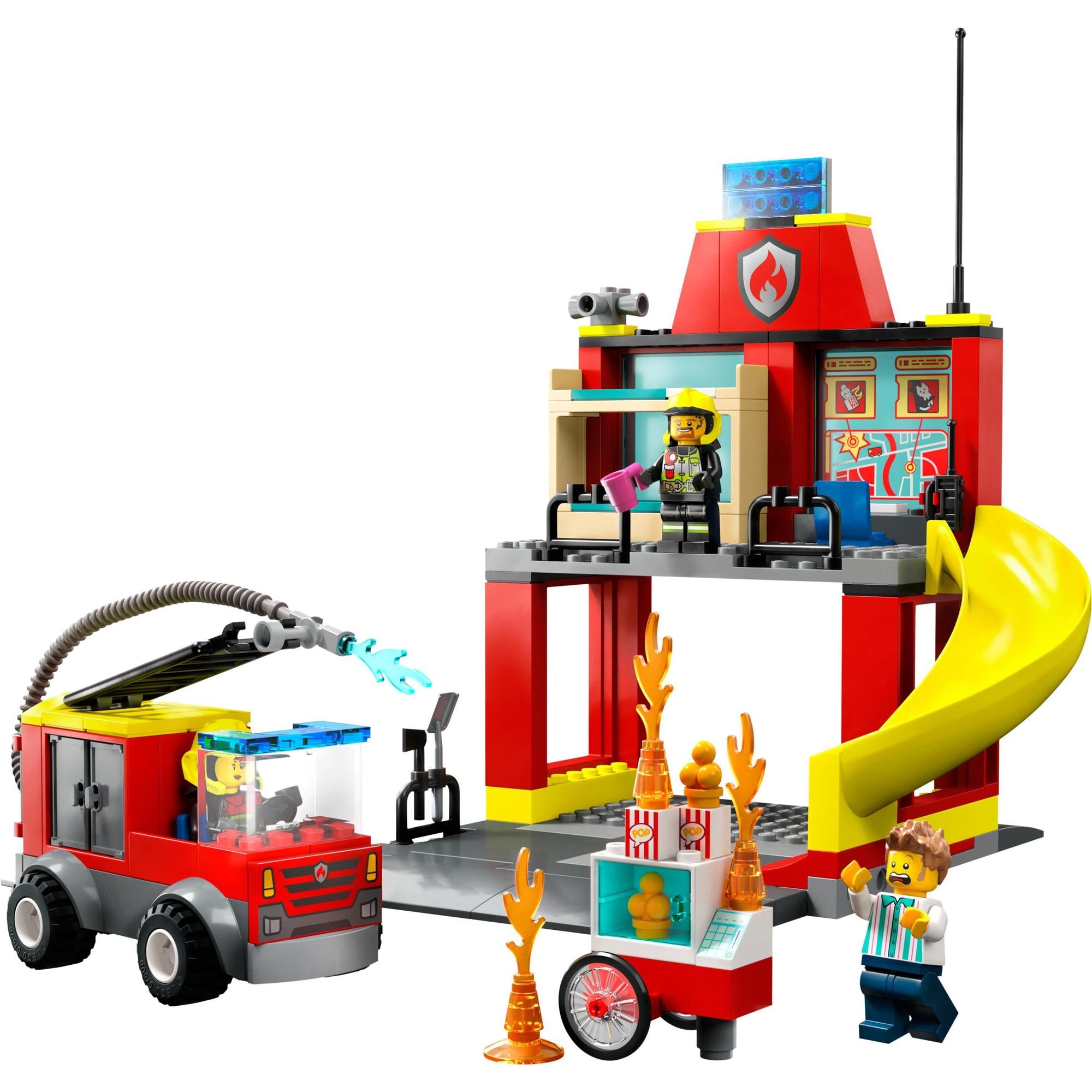 LEGO® | 60375 | Feuerwehrstation und Löschauto