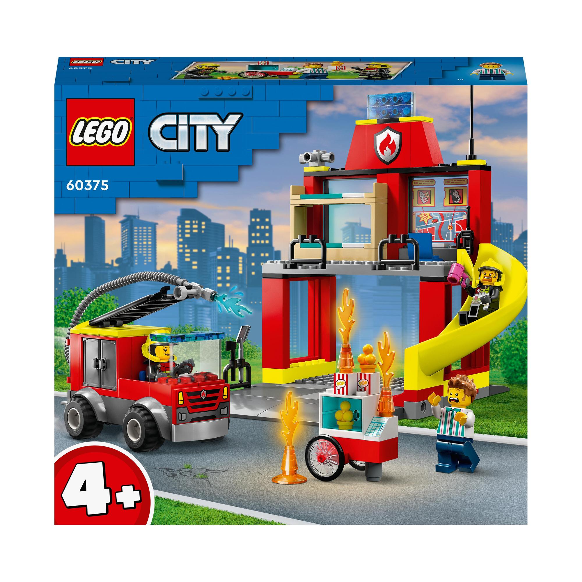 LEGO® | 60375 | Feuerwehrstation und Löschauto