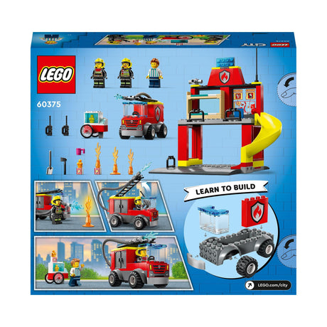 LEGO® | 60375 | Feuerwehrstation und Löschauto
