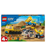 LEGO® | 60391 | Baufahrzeuge und Kran mit Abrissbirne