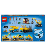 LEGO® | 60391 | Baufahrzeuge und Kran mit Abrissbirne