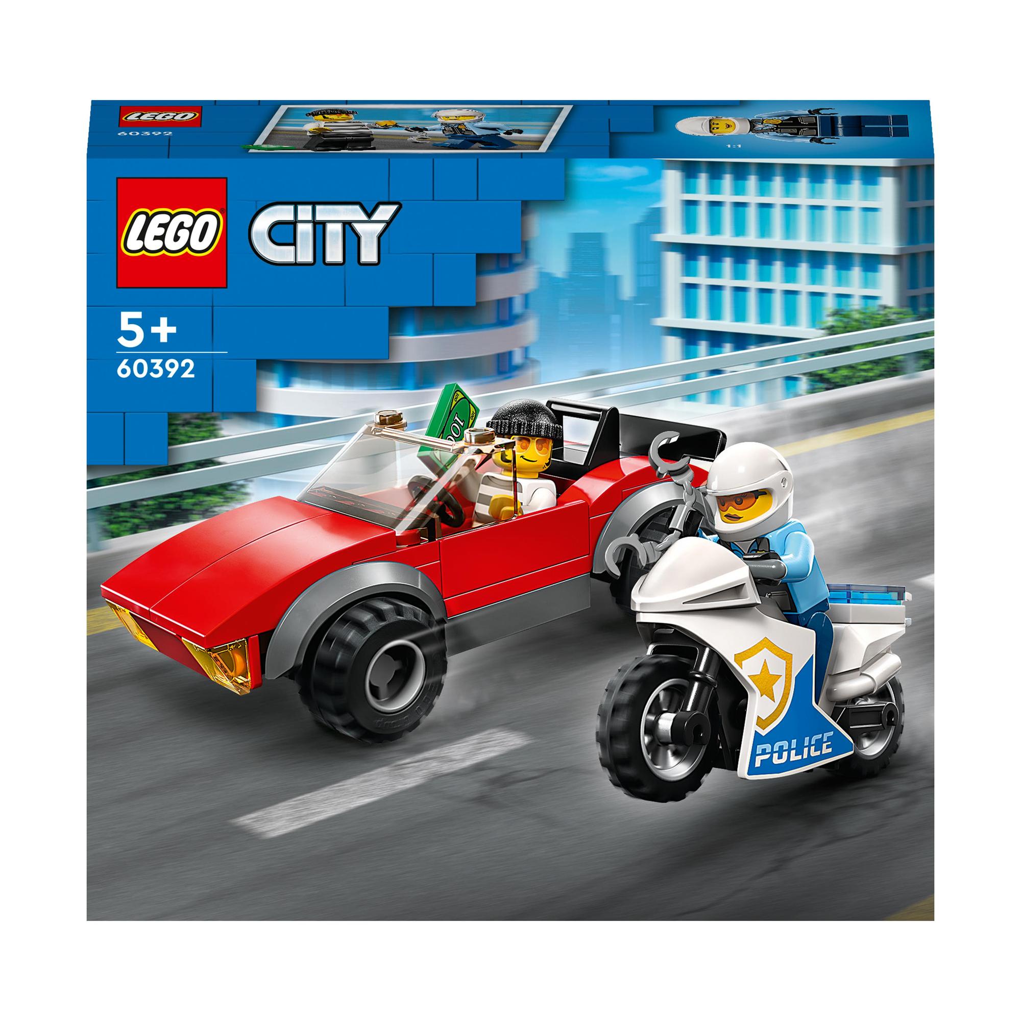 LEGO® | 60392 | Verfolgungsjagd mit dem Polizeimotorrad