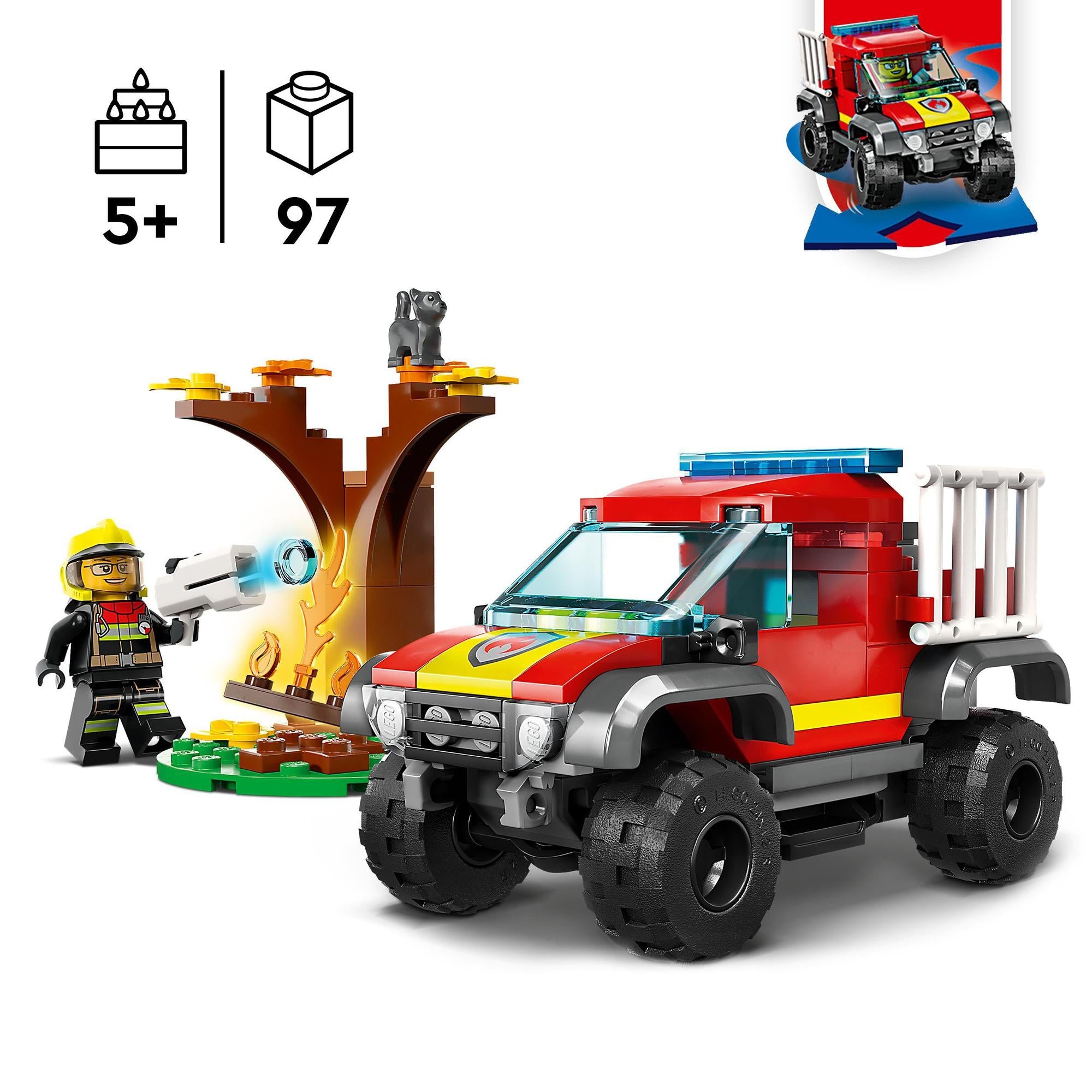 LEGO® | 60393 | Feuerwehr-Pickup