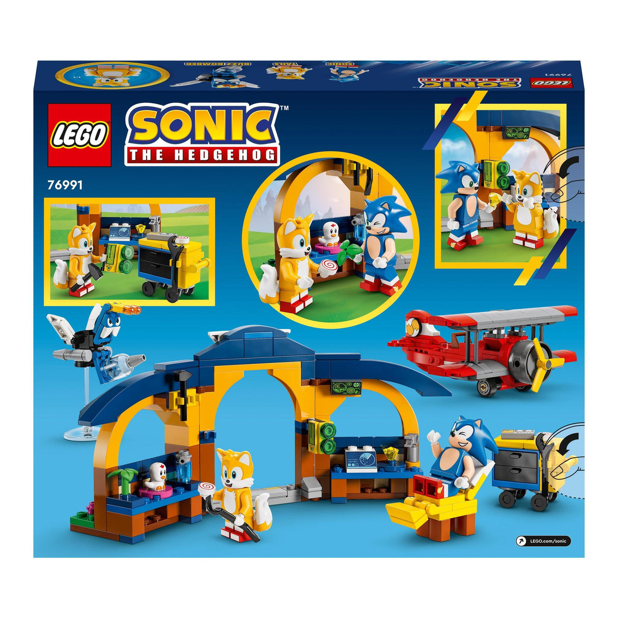LEGO® | 76991 | Tails‘ Tornadoflieger mit Werkstatt