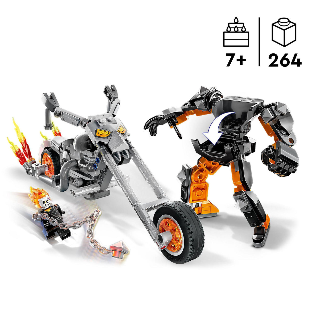 LEGO® | 76245 | Ghost Rider mit Mech & Bike