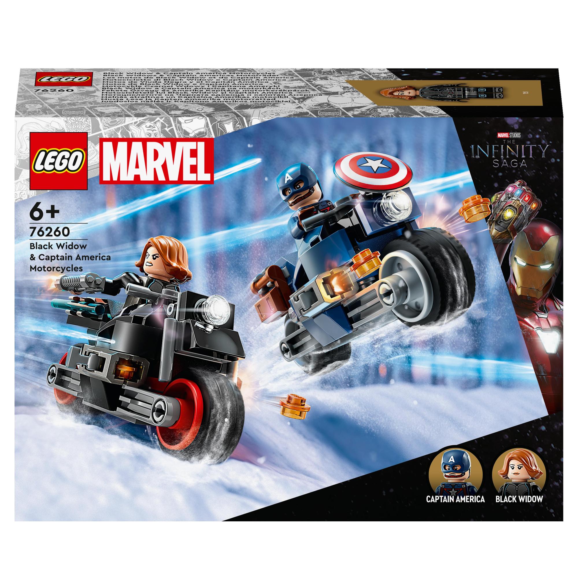 LEGO® | 76260 | Black Widows & Captain Americas Motorräder