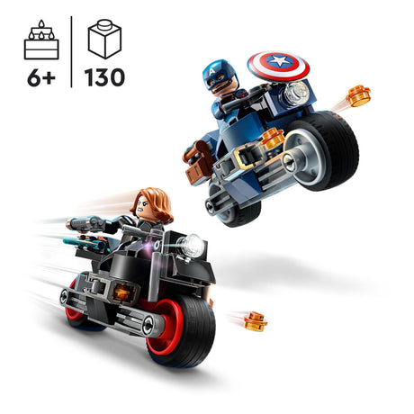 LEGO® | 76260 | Black Widows & Captain Americas Motorräder