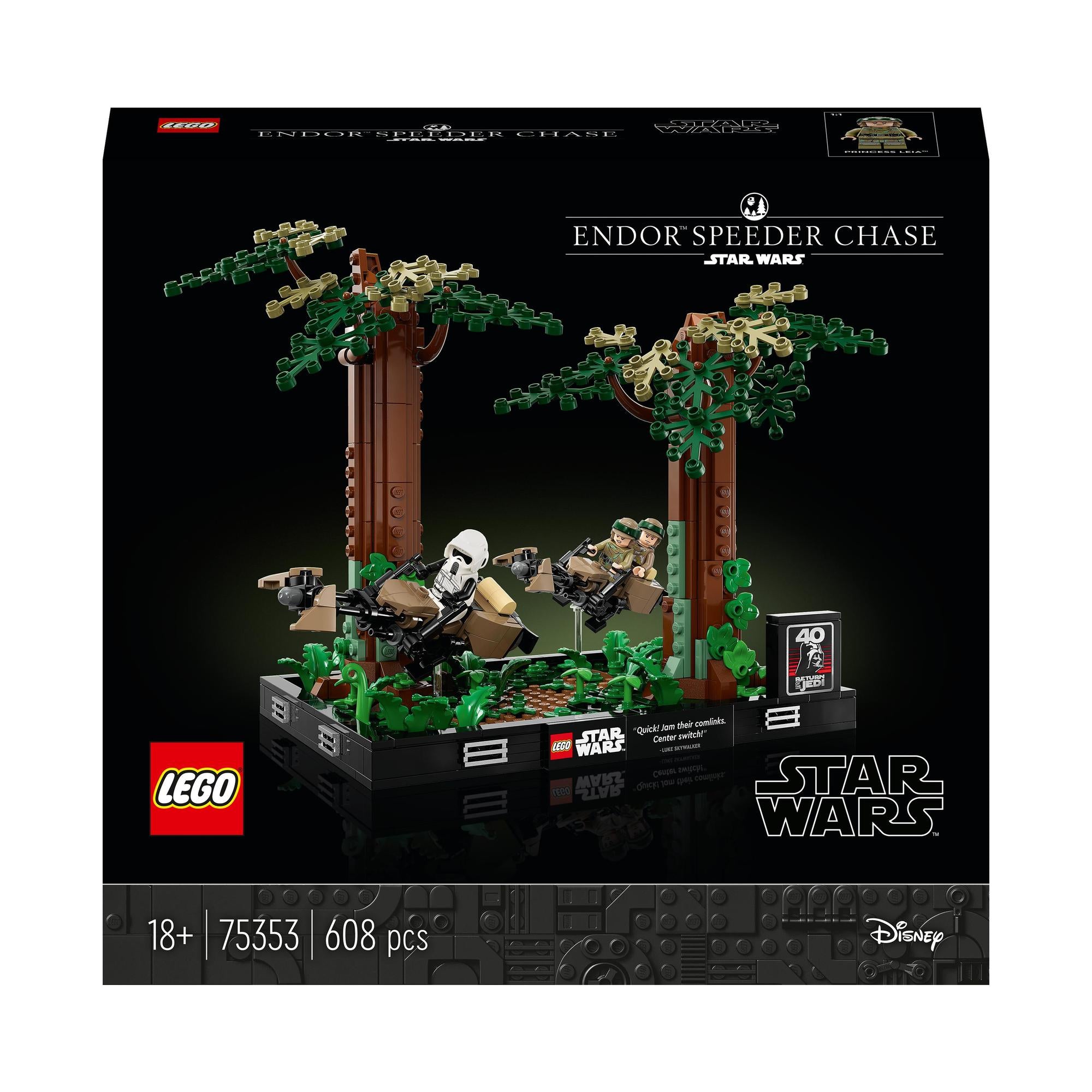 LEGO® | 75353 | Verfolgungsjagd auf Endor – Diorama