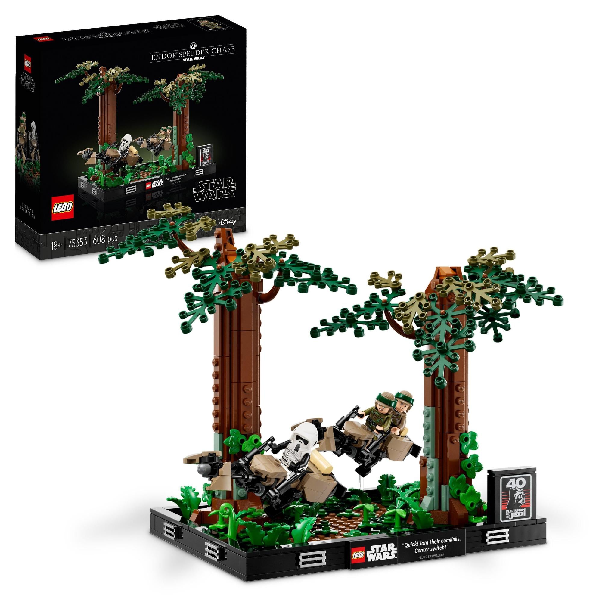 LEGO® | 75353 | Verfolgungsjagd auf Endor – Diorama