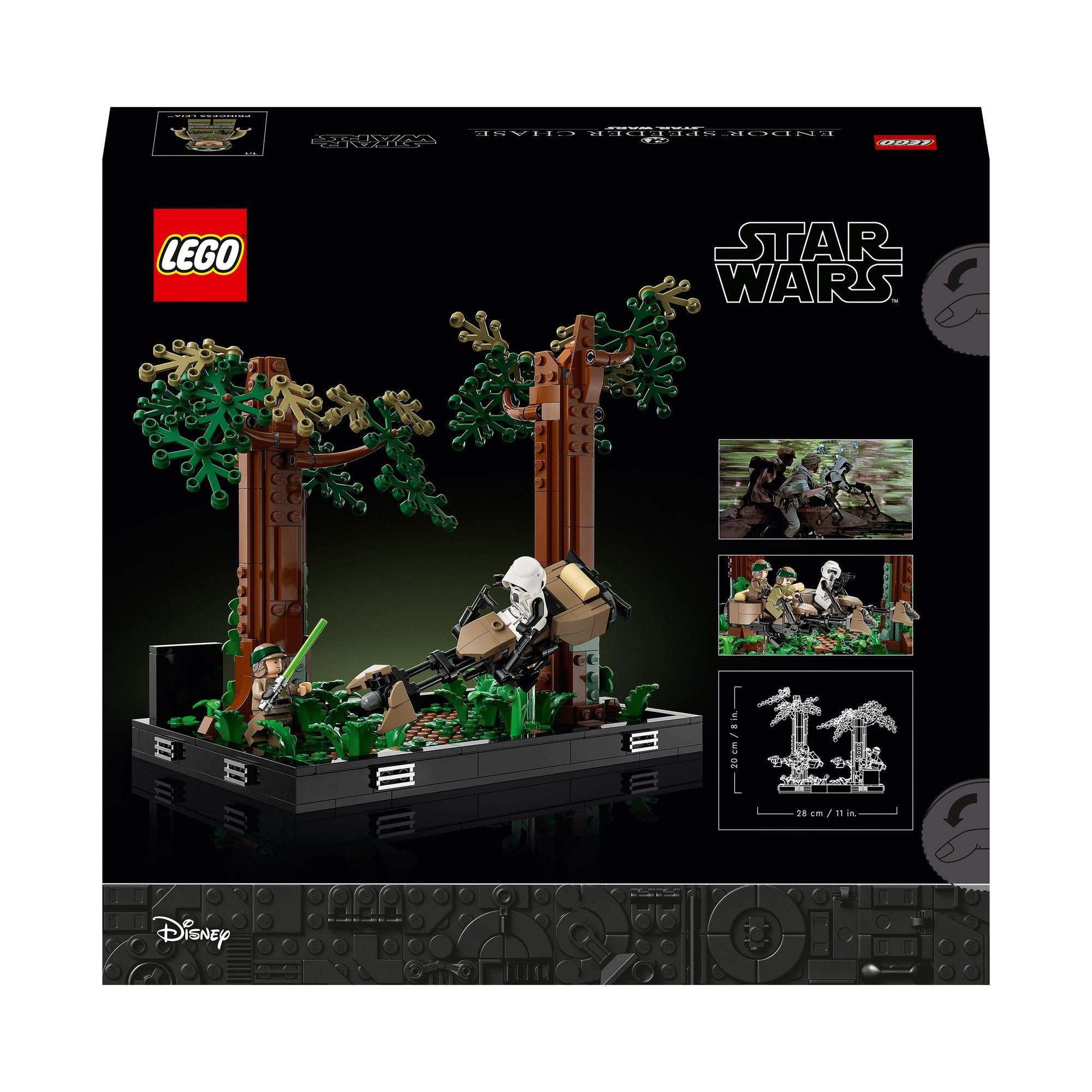 LEGO® | 75353 | Verfolgungsjagd auf Endor – Diorama