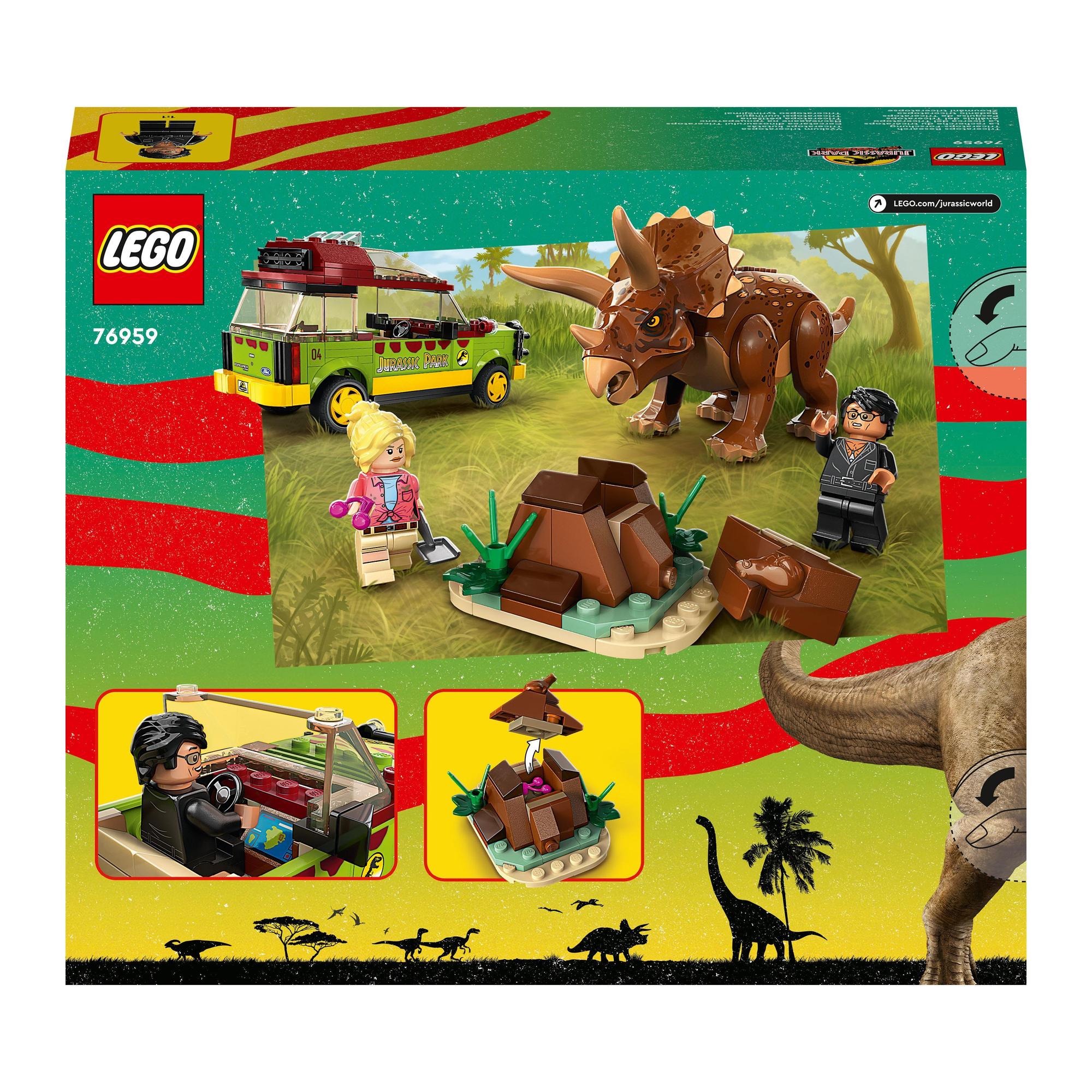 LEGO® | 76959 | Triceratops-Forschung