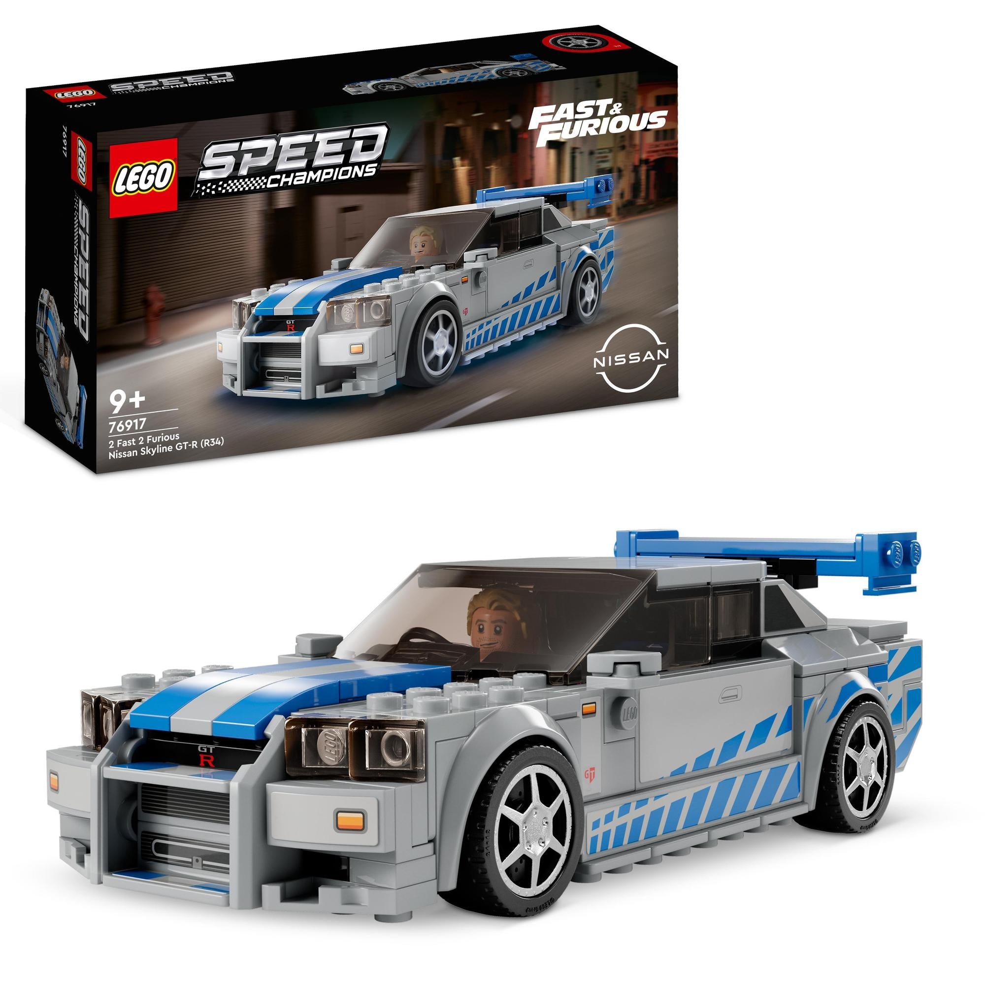 LEGO® | 76917 | 2 Fast 2 Furious – Nissan Skyline GT-R (R34)