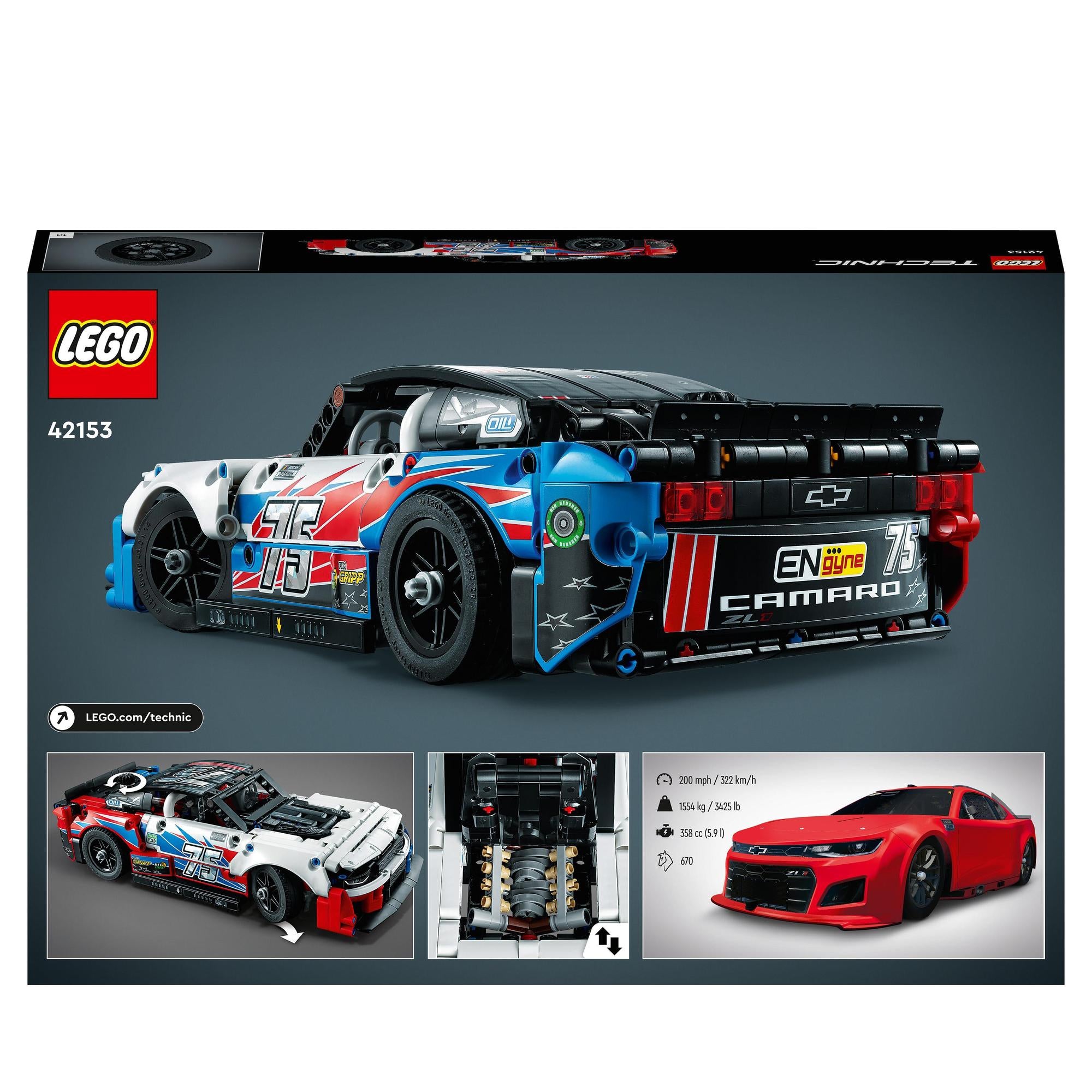 LEGO® | 42153 | NASCAR Next Gen Chevrolet Camaro ZL1