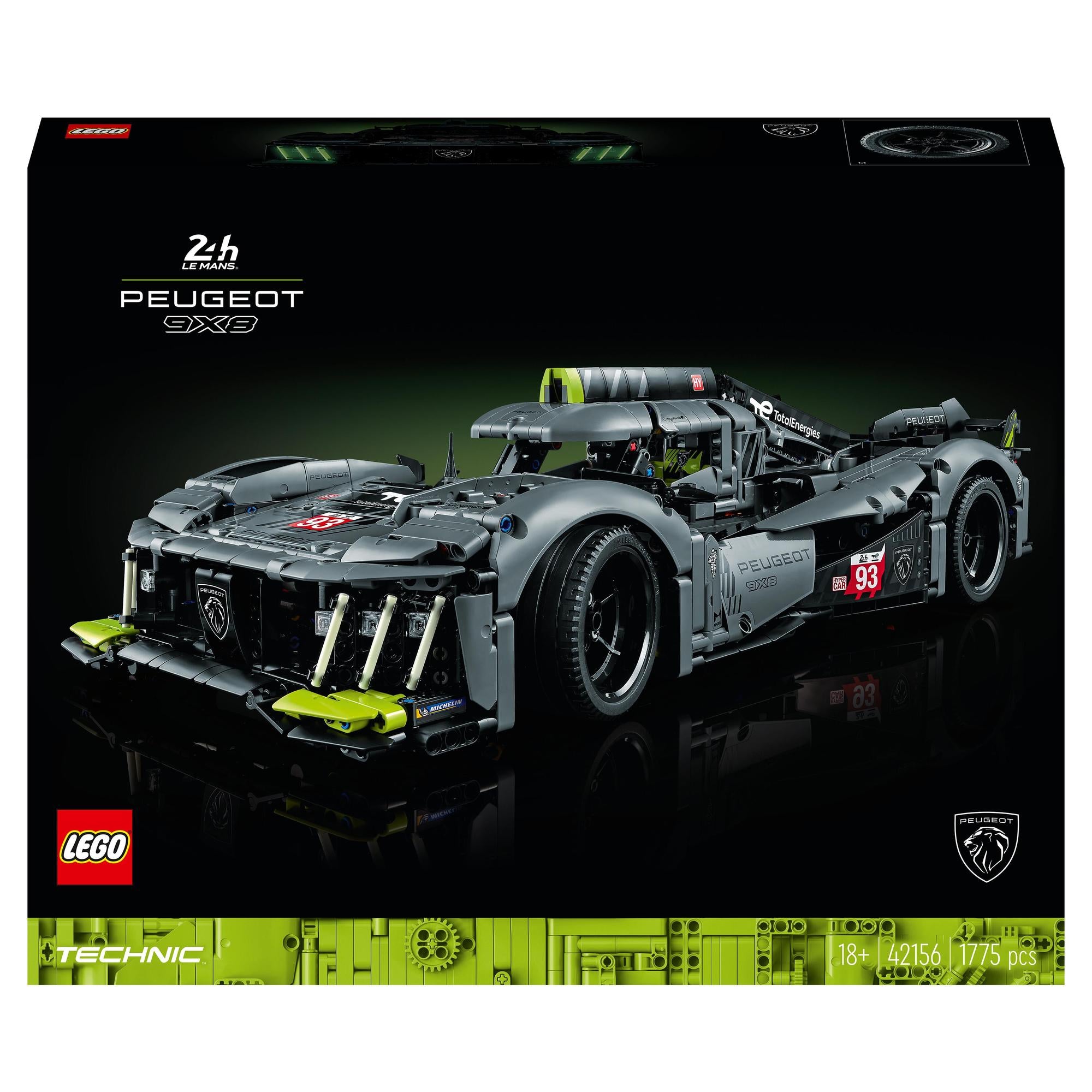 LEGO® | 42156 | PEUGEOT 9X8 24H Le Mans Hybrid Hypercar