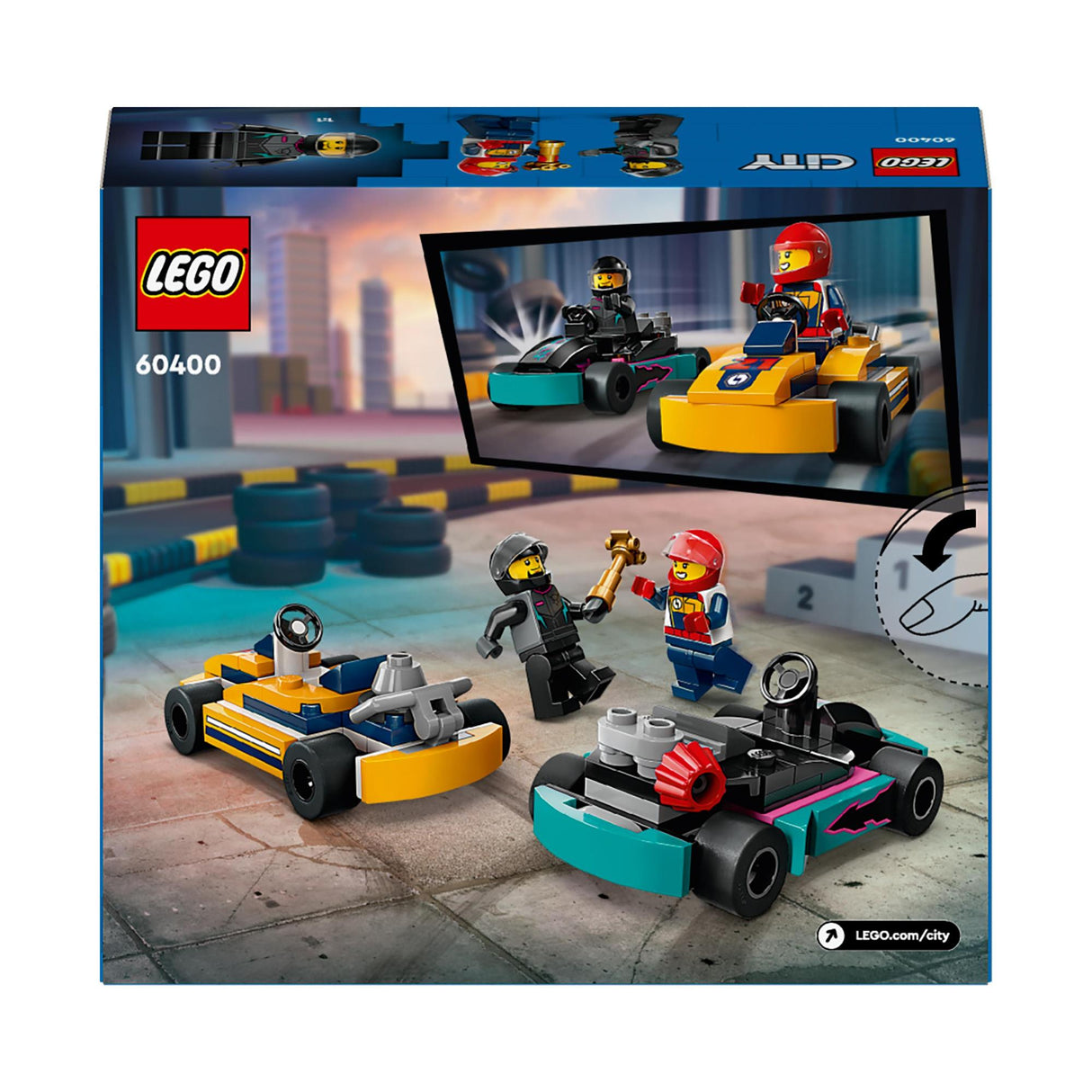 LEGO® | 60400 | Go-Karts mit Rennfahrern