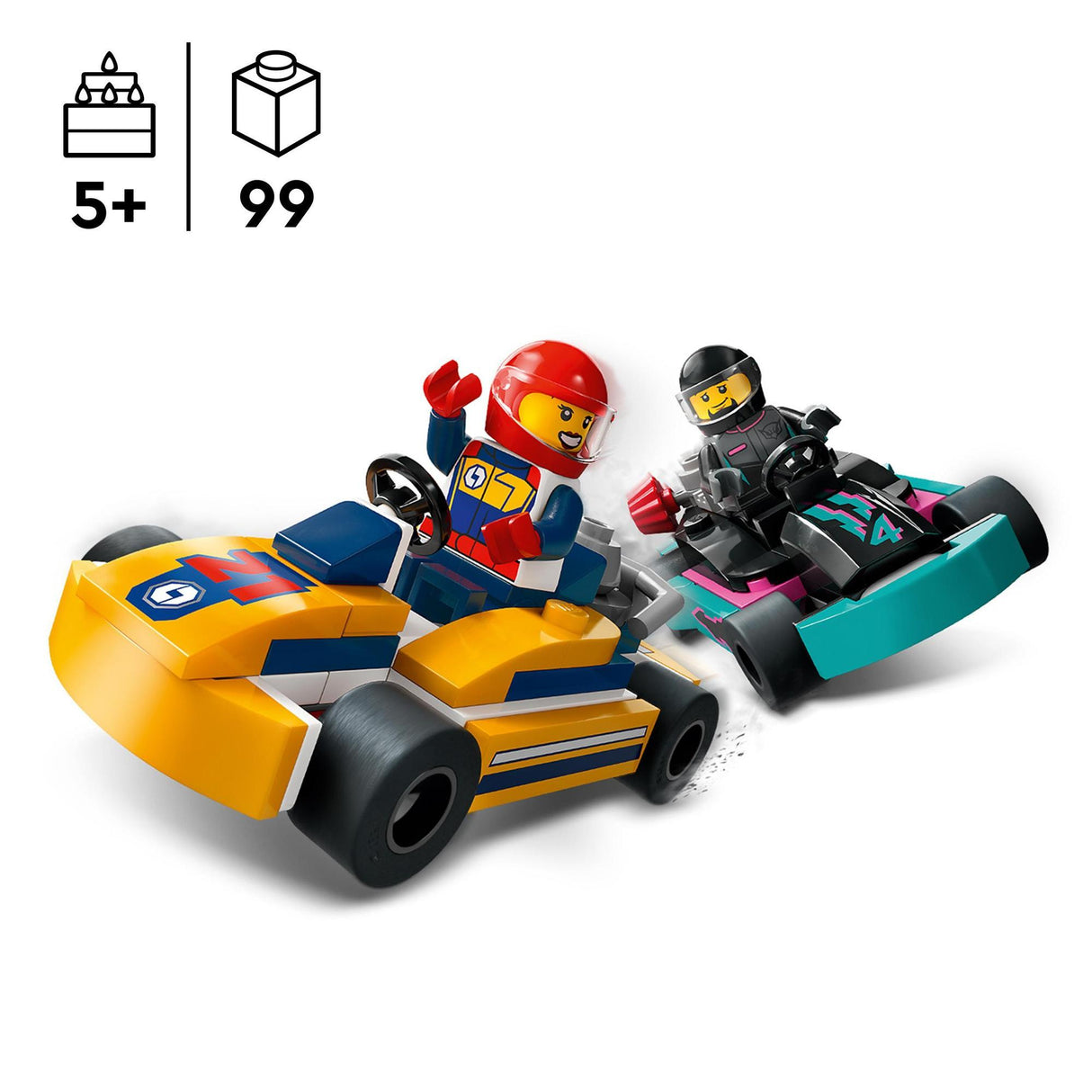 LEGO® | 60400 | Go-Karts mit Rennfahrern