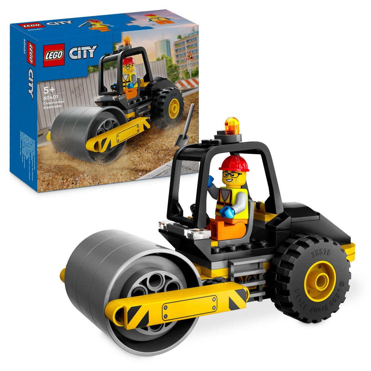 LEGO® | 60401 | Straßenwalze