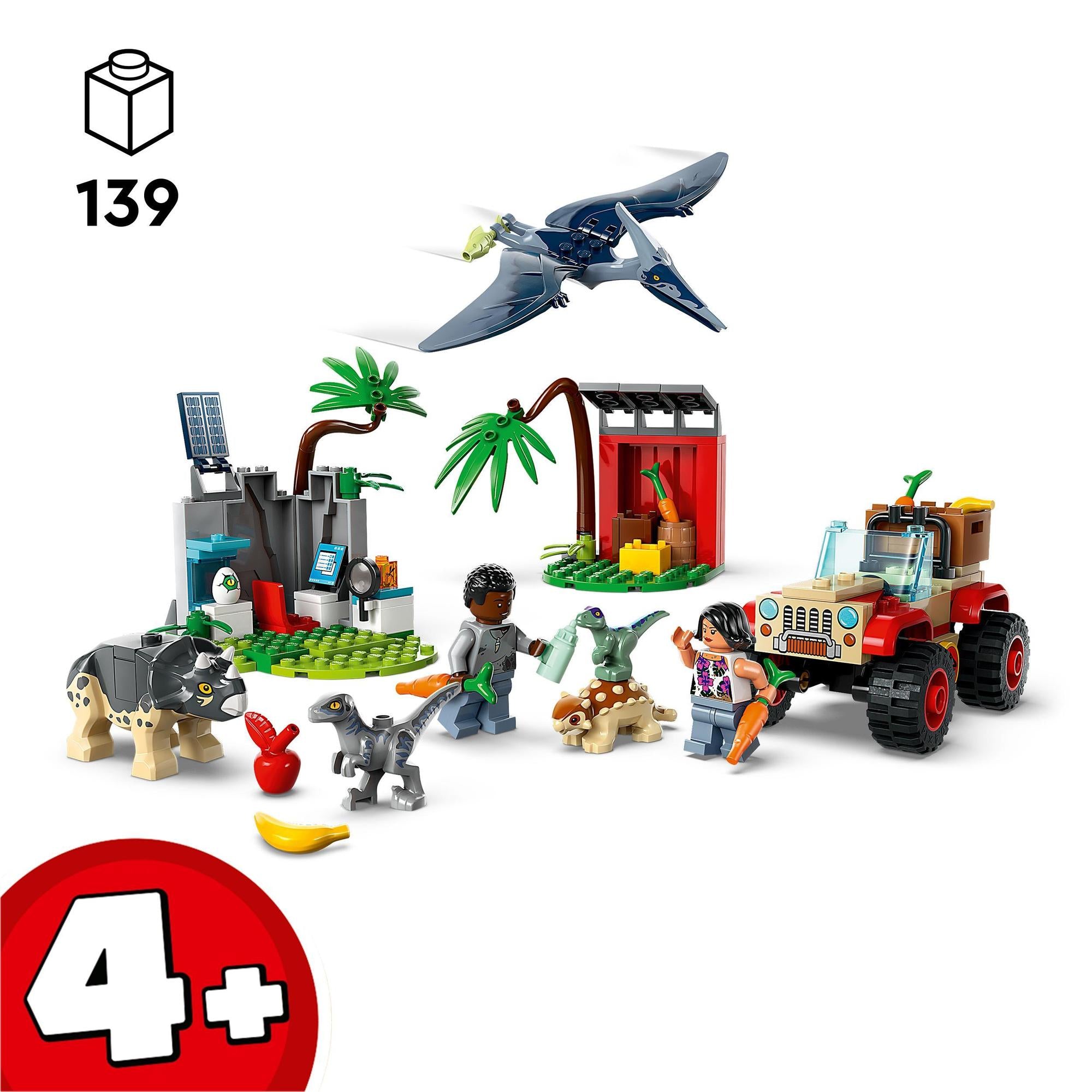 LEGO® | 76963 | Rettungszentrum für Baby-Dinos