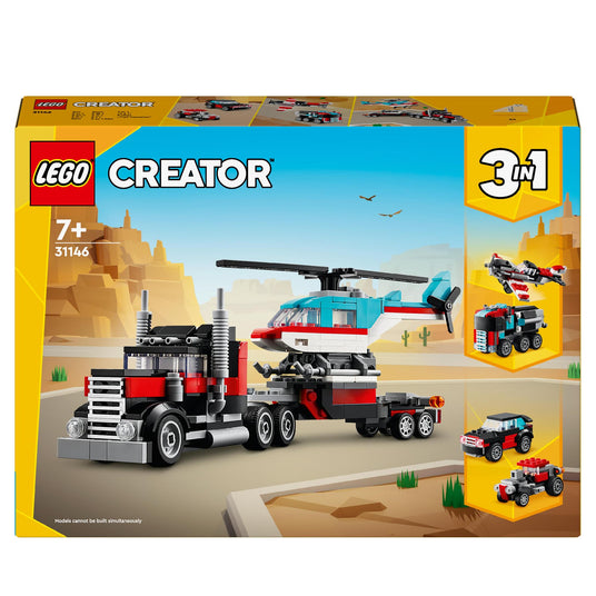 LEGO® | 31146 | Tieflader mit Hubschrauber