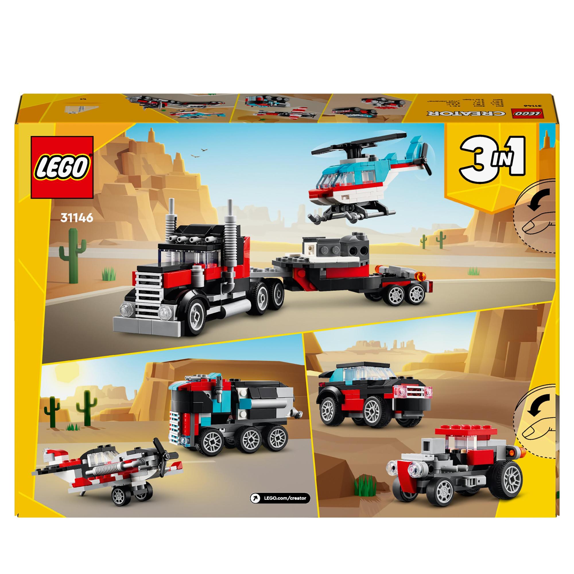 LEGO® | 31146 | Tieflader mit Hubschrauber