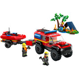 LEGO® | 60412 | Feuerwehrgeländewagen mit Rettungsboot