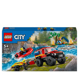 LEGO® | 60412 | Feuerwehrgeländewagen mit Rettungsboot