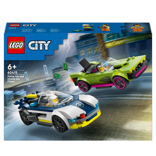 LEGO® | 60415 | Verfolgungsjagd mit Polizeiauto und Muscle Ca