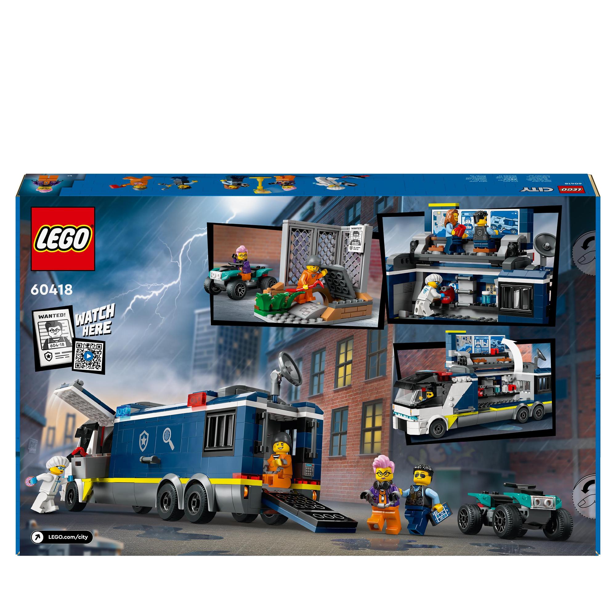 LEGO® | 60418 | Polizeitruck mit Labor