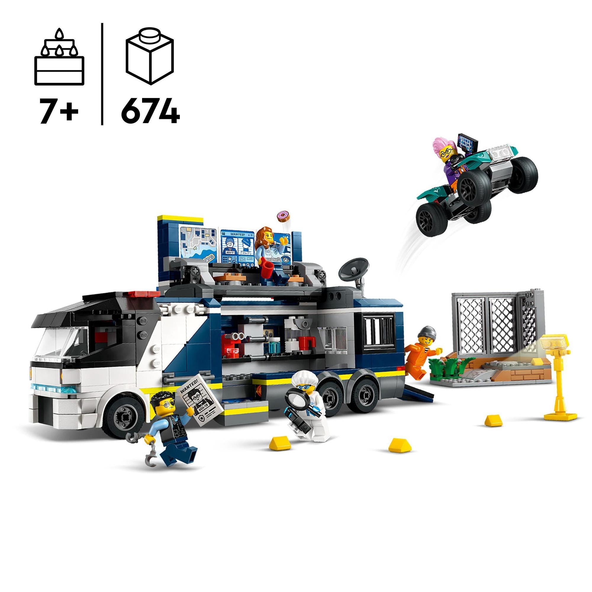 LEGO® | 60418 | Polizeitruck mit Labor