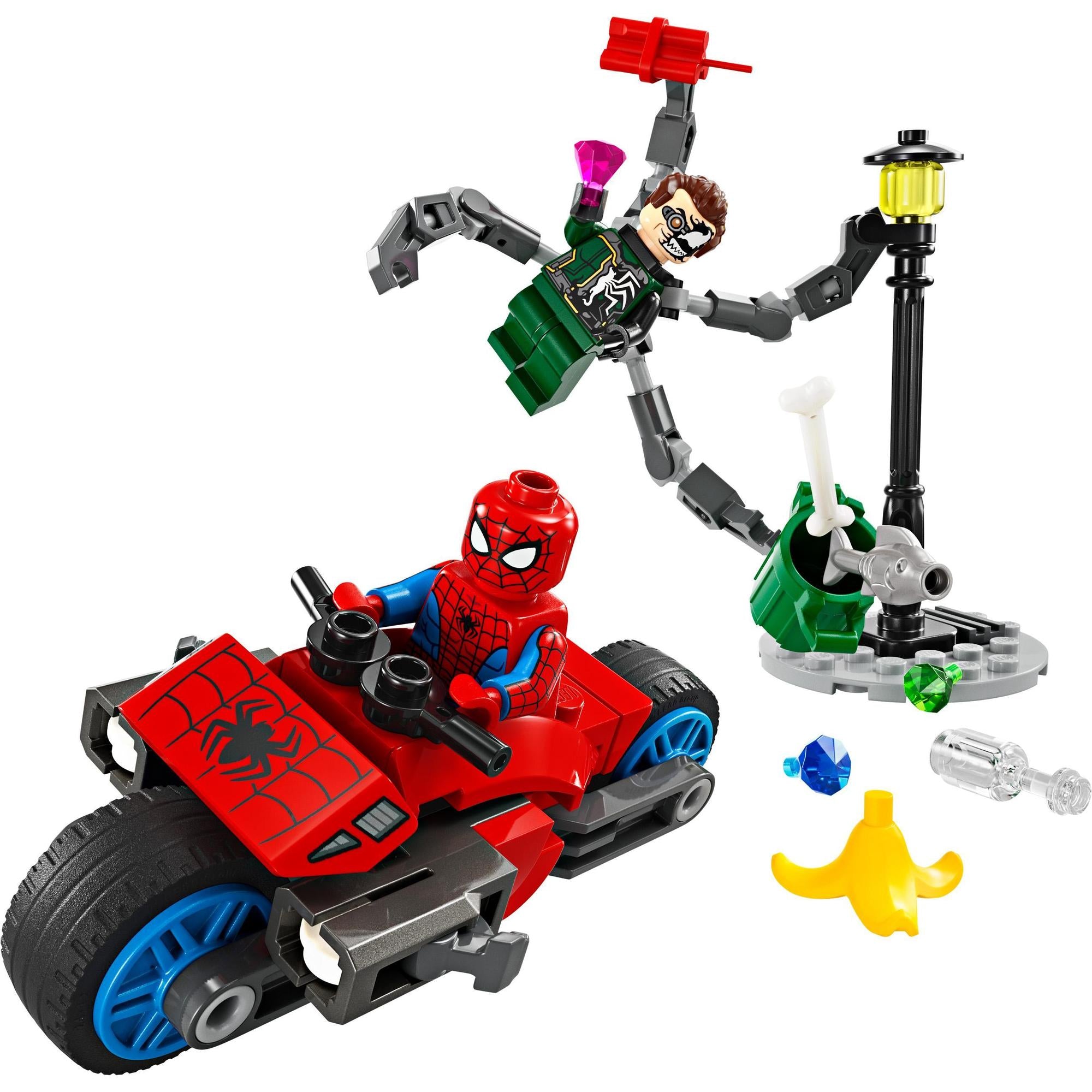 LEGO® | 76275 | Motorrad-Verfolgungsjagd: Spider-Man vs. Doc