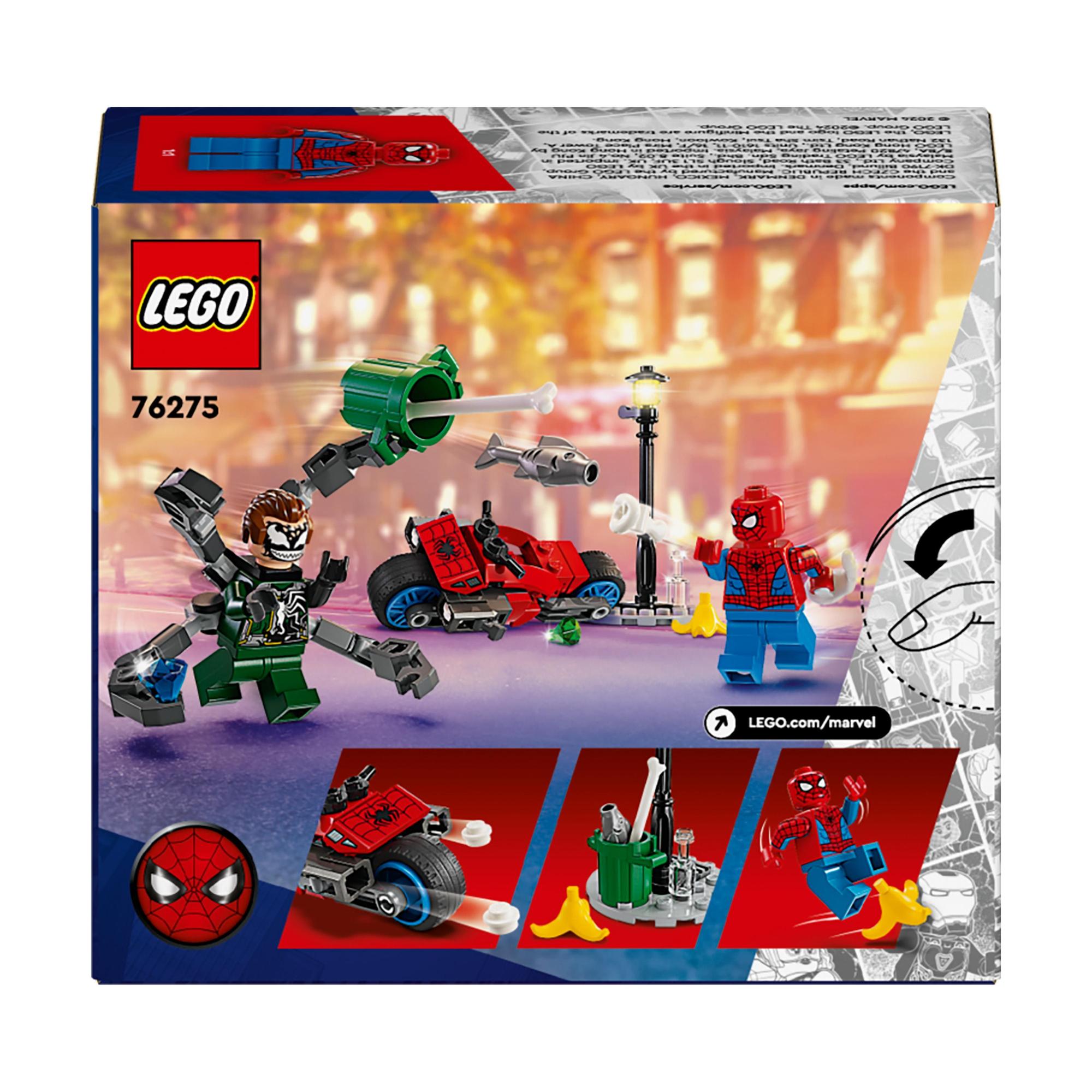 LEGO® | 76275 | Motorrad-Verfolgungsjagd: Spider-Man vs. Doc