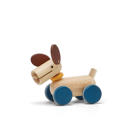 PlanToys | Nachziehtier Welpe