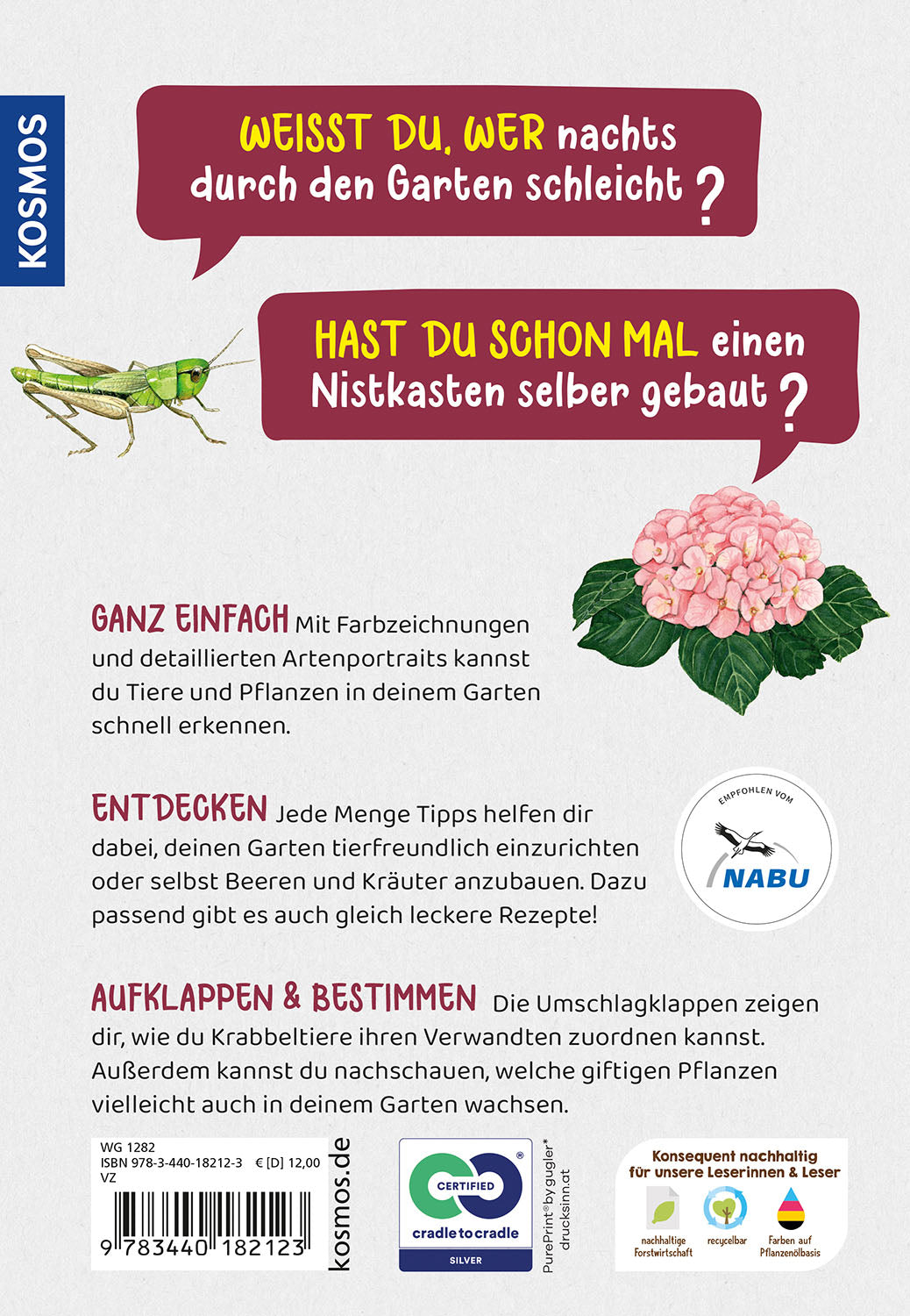KOSMOS | Kindernaturführer Was lebt im Garten?