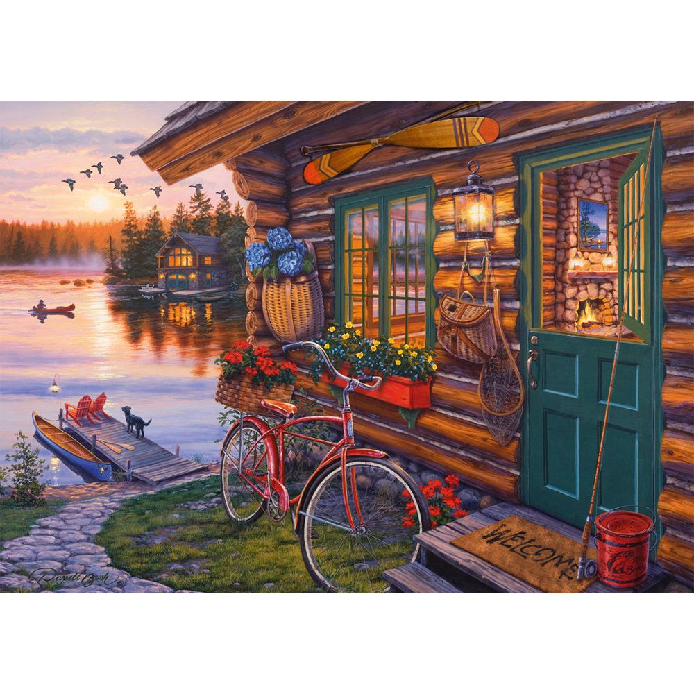 Schmidt Spiele | Seehütte mit Fahrrad