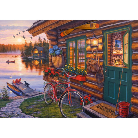 Schmidt Spiele | Seehütte mit Fahrrad