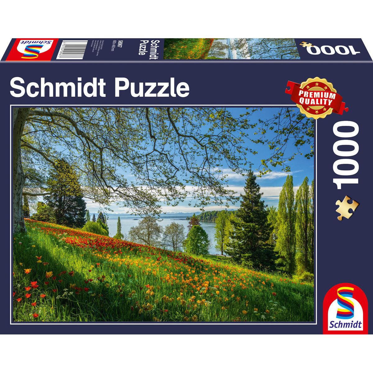 Schmidt Spiele | Frühlingsallee zur Tulpenblüte, Insel Mainau