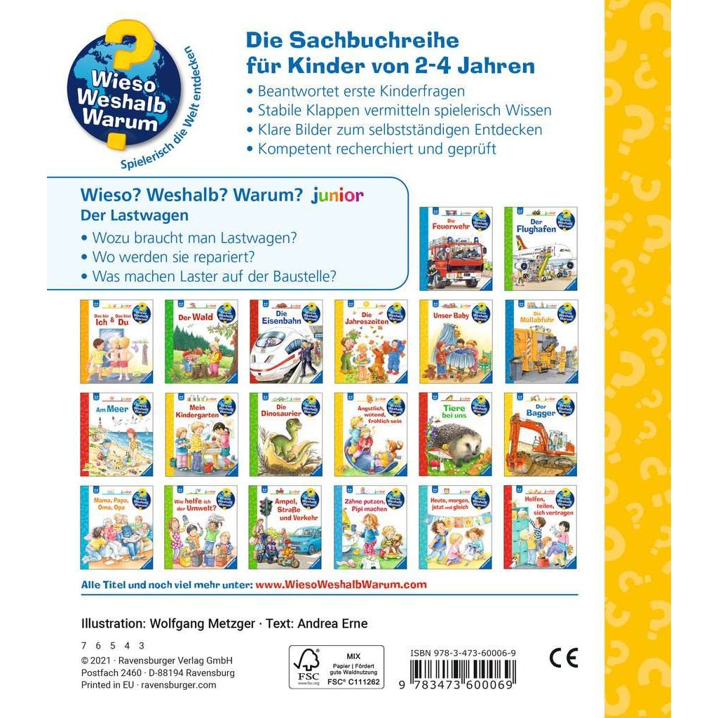 Ravensburger | Wieso? Weshalb? Warum? junior, Band 51: Der Lastwagen