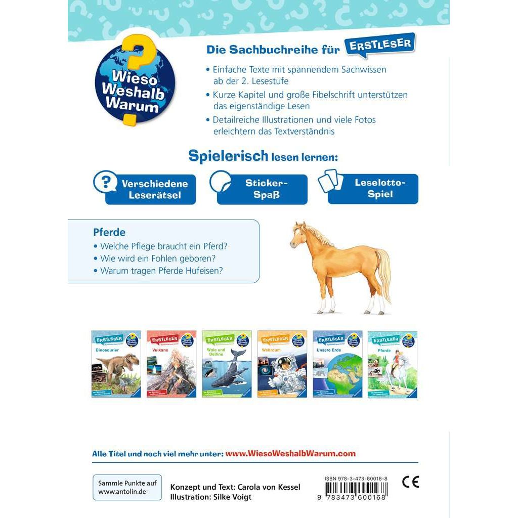 Ravensburger | Wieso? Weshalb? Warum? Erstleser, Band 6: Pferde