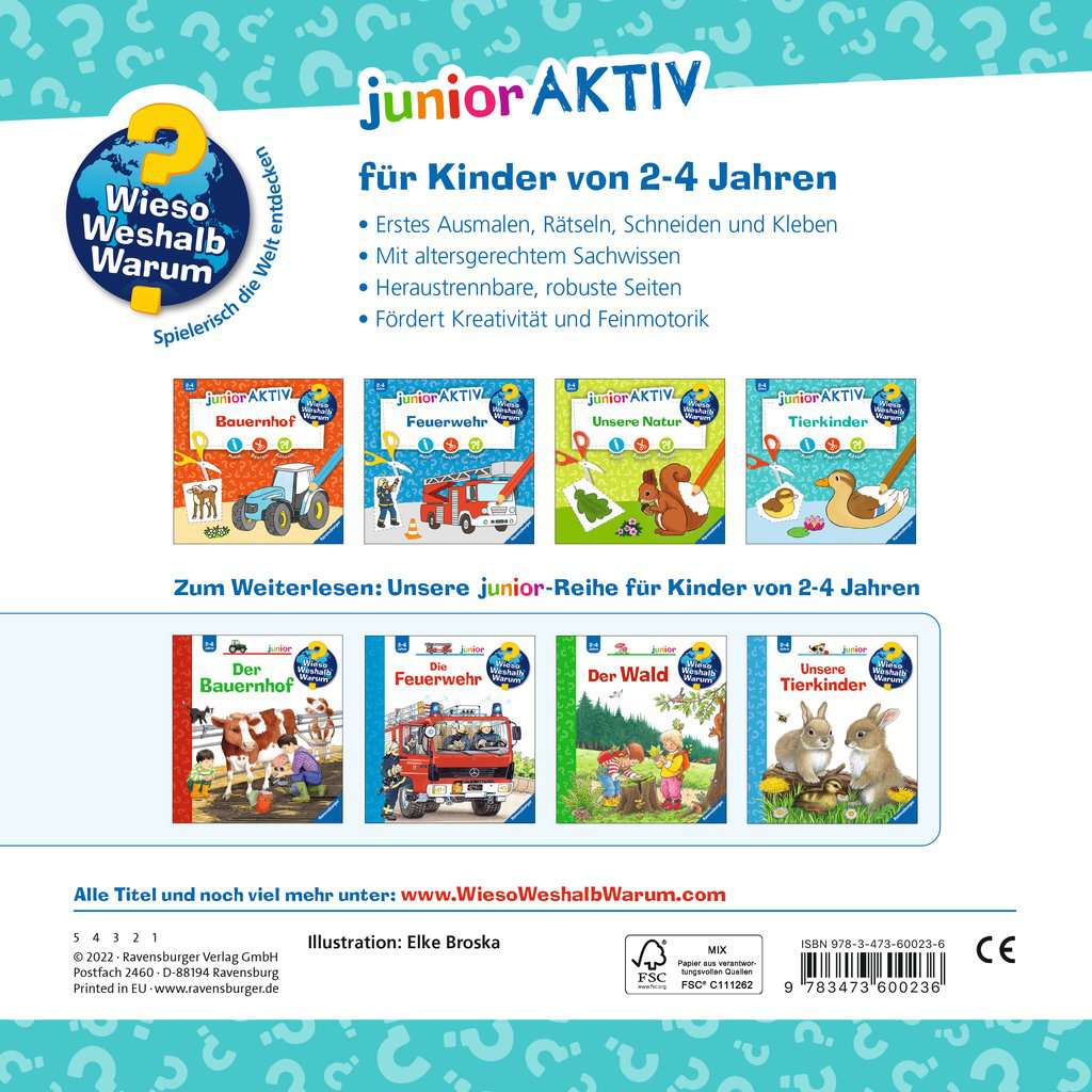 Ravensburger | Wieso? Weshalb? Warum? junior AKTIV: Tierkinder