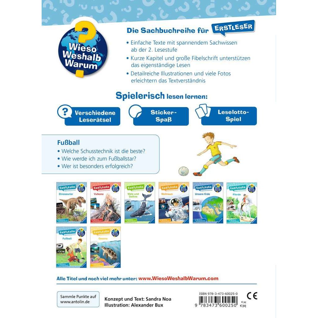 Ravensburger | Wieso? Weshalb? Warum? Erstleser, Band 7: Fußball