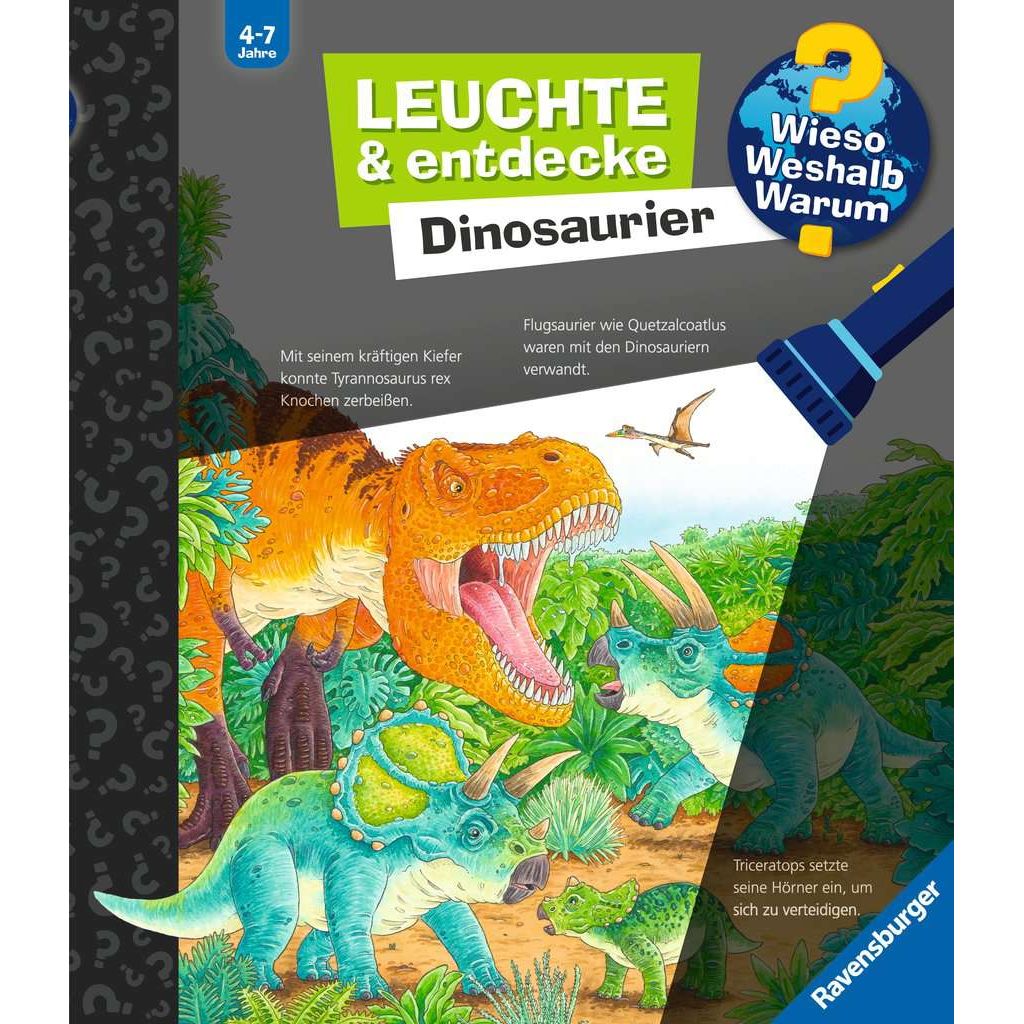 Ravensburger | Wieso? Weshalb? Warum? Leuchte und entdecke: Dinosaurier