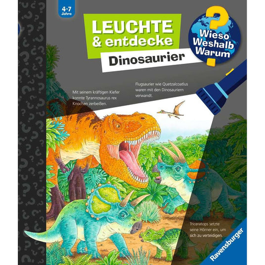 Ravensburger | Wieso? Weshalb? Warum? Leuchte und entdecke: Dinosaurier