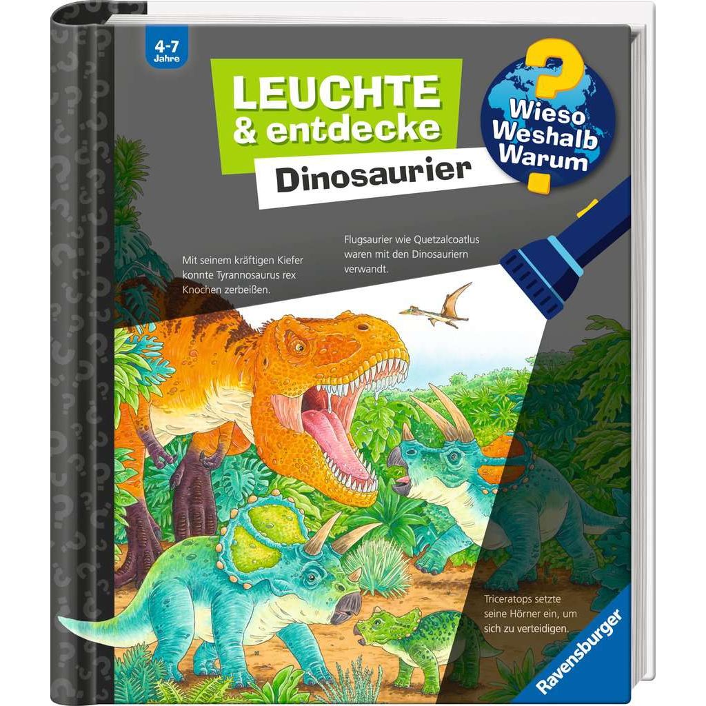 Ravensburger | Wieso? Weshalb? Warum? Leuchte und entdecke: Dinosaurier